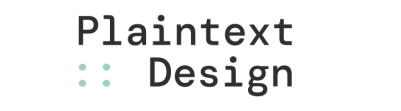 Plaintext:Design logo